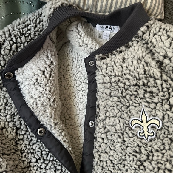 Saints Sherpa snap jacket - Picture 4 of 6